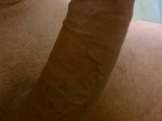 Thought I'd show off my fellas big thick cock.This is what I'll be sharing with any willing submissive cumsluts who are up for it,...