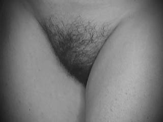 Hairy pussy! Are you horny watching my slut's bush? Please leave rude comments, I am so horny thinking guys and girls excited and playing in front of by wife pictures.
