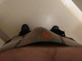 my POV of my cock in boxers