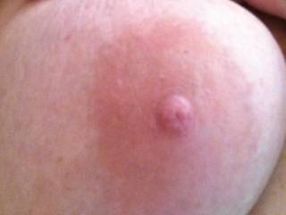 I would truly love that. I love feeling a nipple getting harder and harder as I suck and nibble on it... making them hard enough that they ache just a bit. May I?