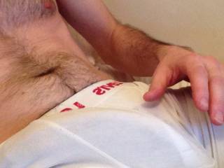 Big dick in undies