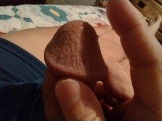 Precum from being very horny!