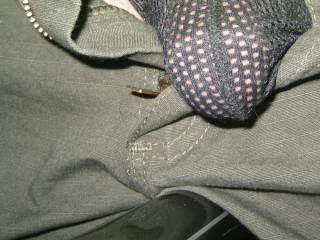 I took a after midnight bike ride... a scene of my dick, visible through my mesh undie. Last week of May, 2023. Camera used, SD630.