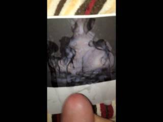 Here's a big messy cum tribute I shot for a very appreciative friend. Includes a slow-mo replay of the squirts! Count the ropes of semen I unleash for her!