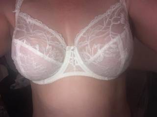 Bought in Manchester. 
I would love lots on men to cum on my bra
Then go to covered in cum