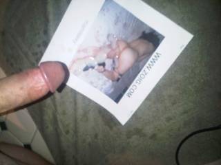 WOOW  thank you baby that was a big load, I'd liked you  were with me that night too