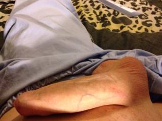 Mmm.....i would love fo suck those balls...lick up your nice long thick uncut shaft, around the head...take it into my mouth and deep into my throat...feel8ng it swell harder...throbbing then twitching as hot cum shoot down my throat