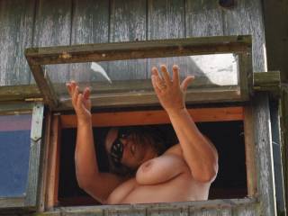 wife flashes for everybody her Tits on the Autobahn. After that we fuck on a raised hide.
Please reply with cum covered Tit pics of her !