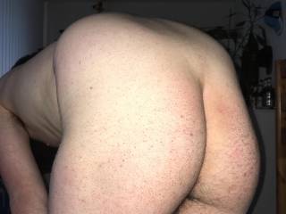 Boy showing hairy ass