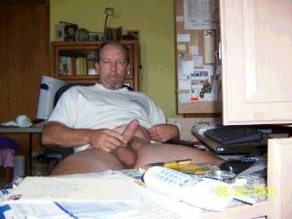 Yes I want all of it, spread your legs wider baby and I will lick you from your ass to the tip of that amazing cock and make you cum for me.