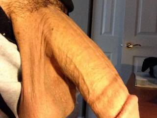 Man, my girl would love to suck and drain those huge balls.
