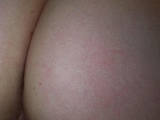 My wife was sucking off Sportluvr cock after being fucked for a bit. Her ass was up and I took a shot or two.