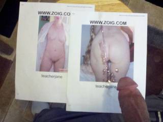 That is so hot! I want to lick your cum straight off the pic.....