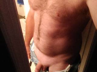 Beautiful chest, love the hair! Just the way a man should be!!