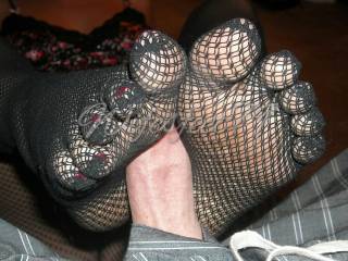 Five toe fishnets