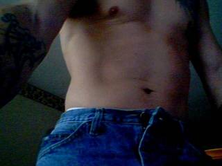 showing my abs..... want some?......leave a comment