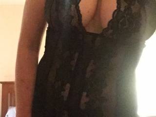 I love the way my tits look in this outfit! What do you think...?