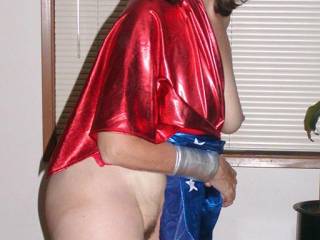 With my wonder panties off I'm ready to take on the hard guys