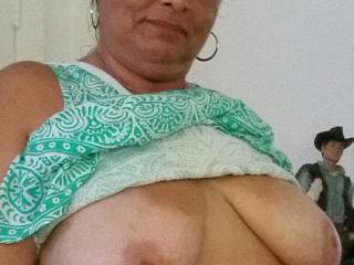 I like the pics as much as your hubby enjoyed taking the pictures. Those are some great tits and gorgeous face.