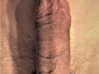 MLy 17 cm penis just after a nice wank while watching a beautiful girl showing her open pussy and clit.