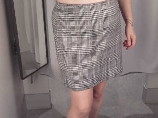 Sally tries a new skirt. Got to see what it will look like topless as that is how Sally will wear it...lol