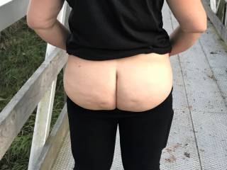 Only managed to get one picture of her sexy ass on our walk today. Hope you don\'t mind.