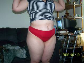 Doesn't Lupo's wife look fuckable?  She went shopping and showed me her new panties she plans on wearing for our dates