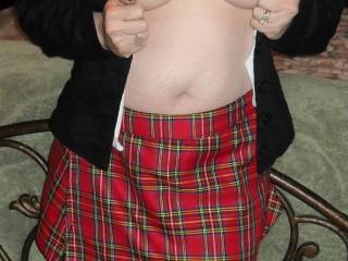 I LOVE YOUR BIG TITS, BUT IF THEY WERE LITTLE TITS, BECAUSE YOU ARE SHOWING THEM, I'D LOVE THEM TOO....