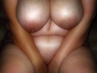 WOW. What a beautiful pair of tits you have. I would love to suck on them.