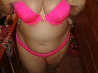 Like my new pink lingerie?