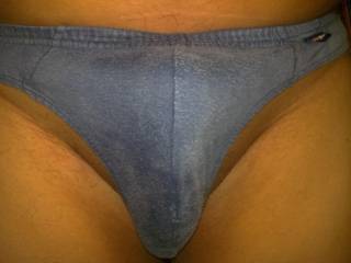 blue underwear