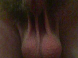 Just got out of a hot shower.  How do you like my hanging balls?
