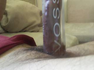 I love pumping my cock!
Next time you see this water bottle - you'll think of me :)