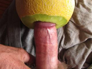 Slowly pushing my big dick and fucking a fresh juicy gaping melon hole