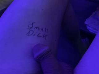 Telling the world that I have a small cock