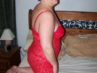 side view of my slut wife Stacy