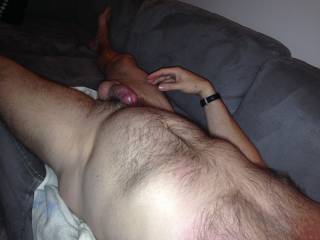 It would be great to have that cock deep in my throat and cumming all it's warm salty protein.