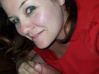 amateur, wife, sucking, cock, licking, repost me