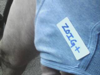 Poking out of my briefs