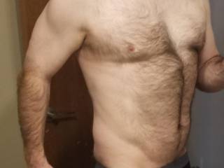 A shot of my body for anyone who is interested in such things.