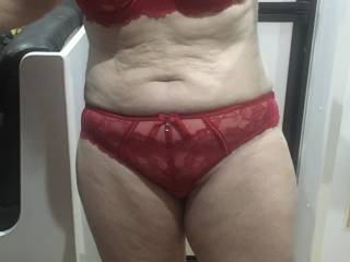 New red lingerie