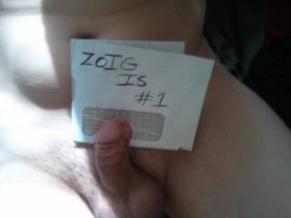 Just showing some love to ZG with my limp cock. It didnt stay limp long (well that is until I was done. :)