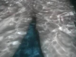 Very late night swimming in our pool..just chilling..before a lengthy fucking from Gh0st..
