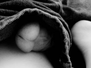 peeking out