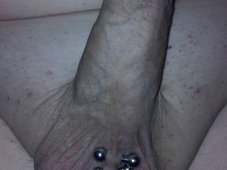 My pierced cock and balls