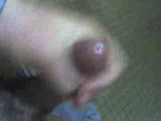 me jerking off in the bathroom at work