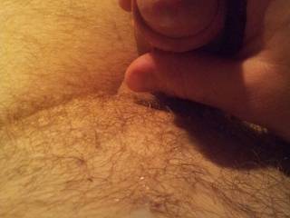 A nice cumshot on my belly after a good wank, next time on your body?