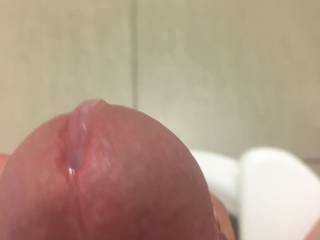 Any idea as to what I should do with this rock hard cock leaking warm precum?