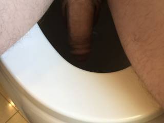 The thing that sucks about sitting down is half your soft dick is in water