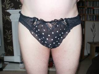 frilly black ones